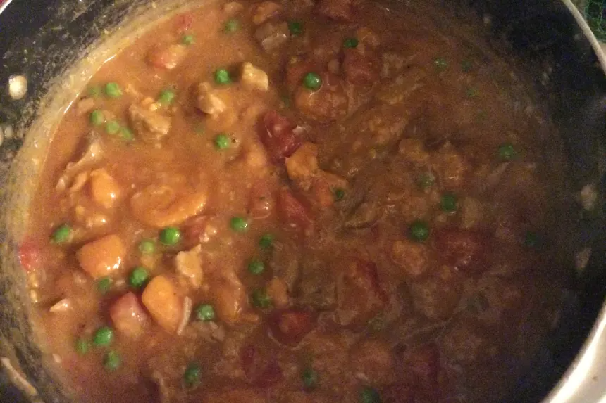 Leftover Gravy Stew