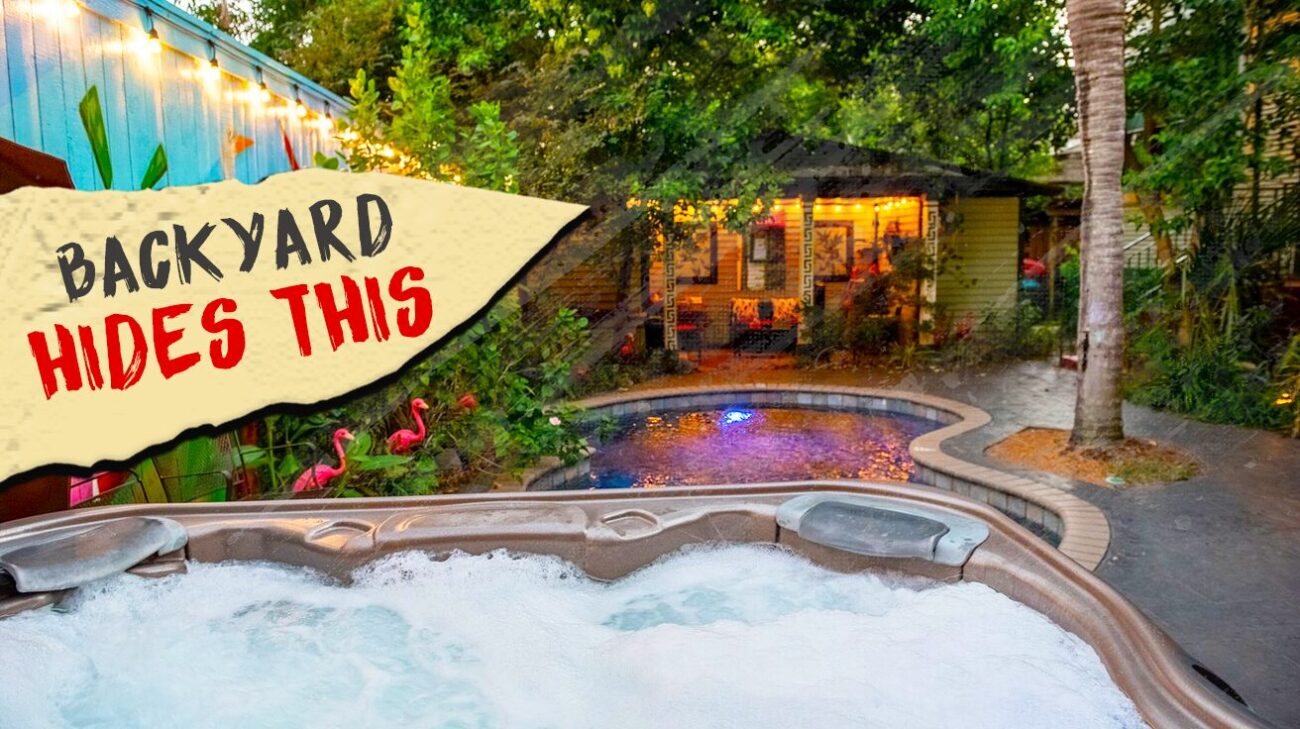 3 Weathered Bargeboard Hideaways Lined with Exposed Brick in the Bywater